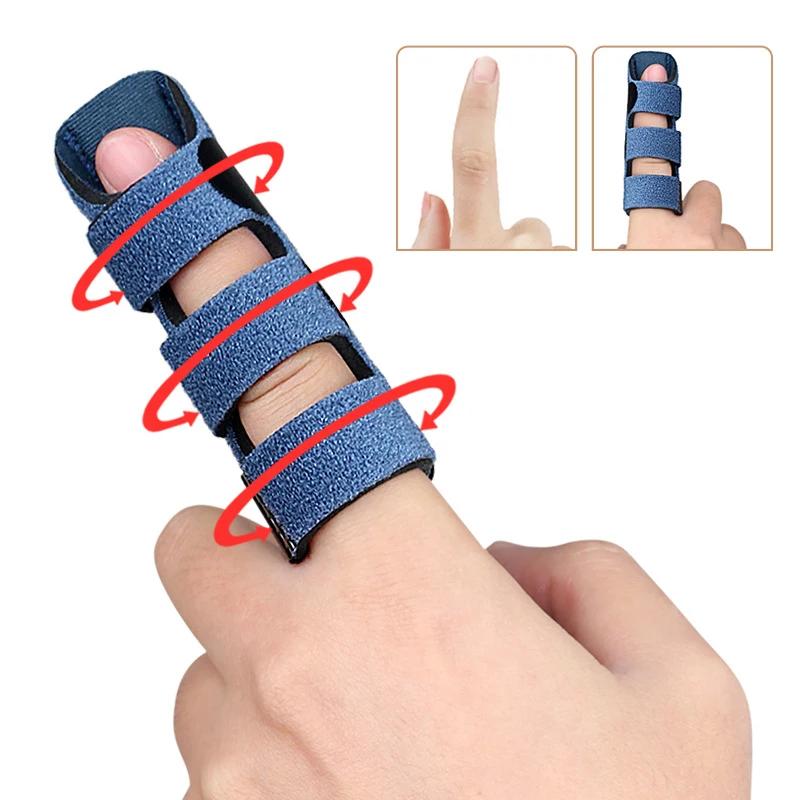 Schnappfinger Schiene Fingerstütze zum Geradestellen oder zur Unterstützung für Finger Daumenstütze Gebrochener Fingerschutz Geradestellen