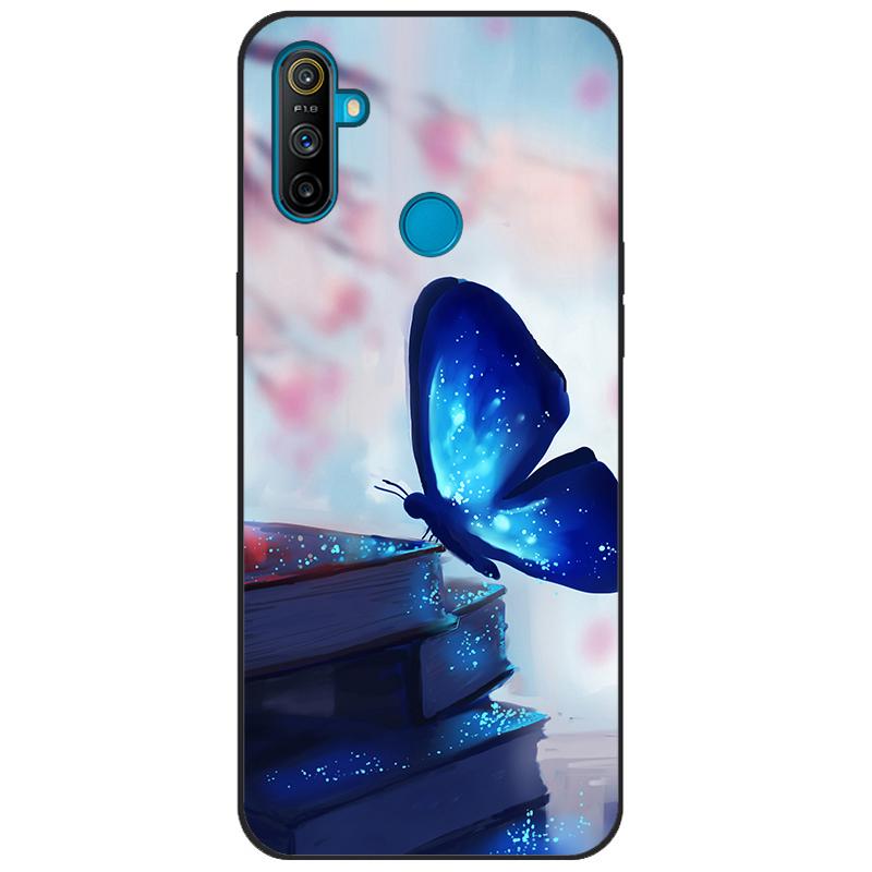 For Realme C3 Case Cover Soft Silicone TPU Patterned Back Cover For OPPO Realme C3 RMX2020 C 3 RealmeC3 Cartoon Phone Case Funda