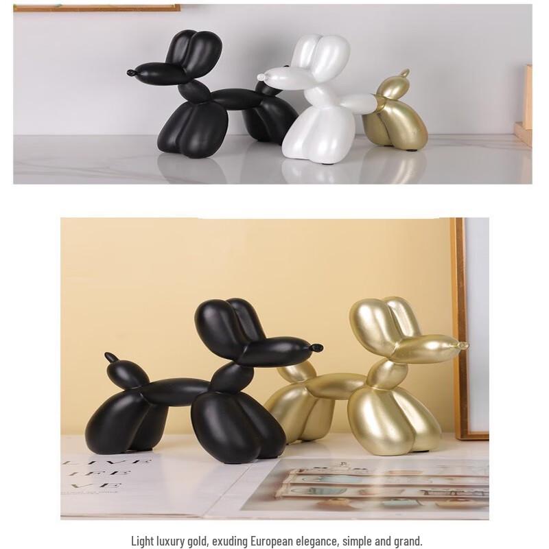 Modern Minimalist Balloon Dog Figurine