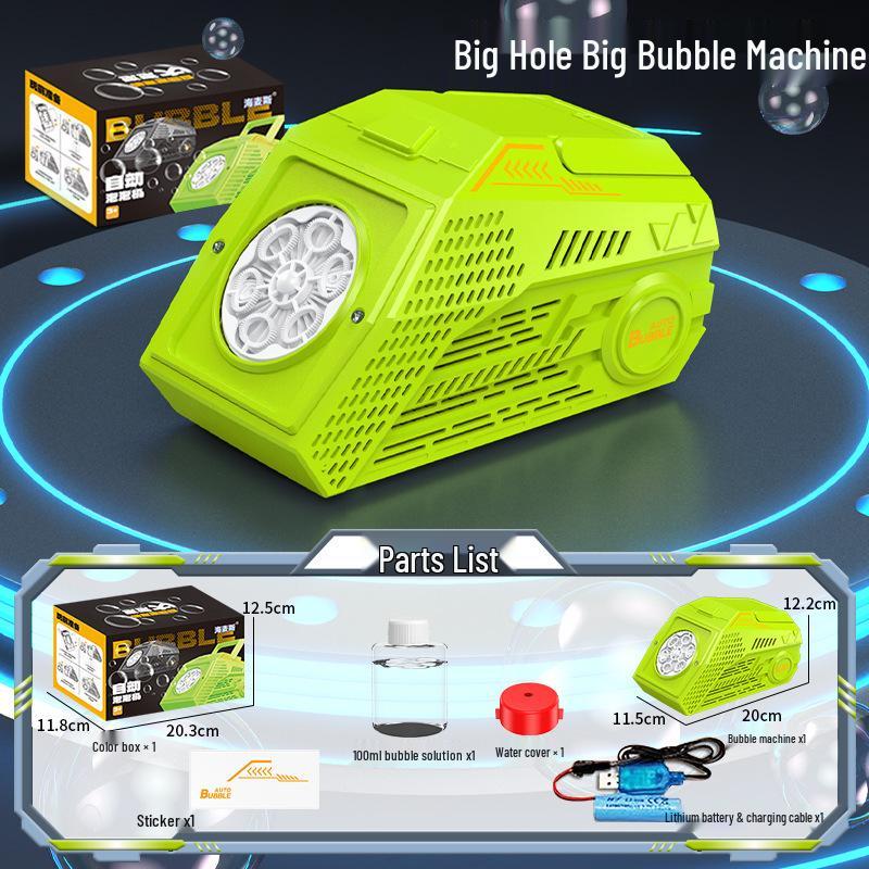 

Electric Handheld Bubble Machine Toy - Fully Automatic Outdoor Blower
