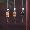 Creatieve Gele Telefoonbedel Hanger Sleutelhanger Ornament Cadeau