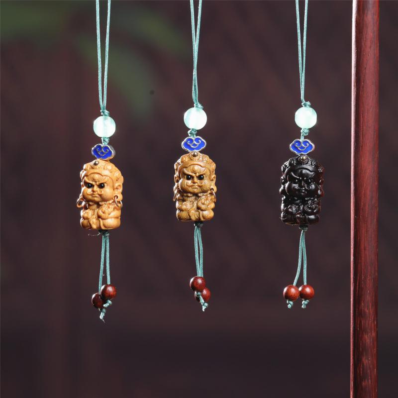 Creatieve Gele Telefoonbedel Hanger Sleutelhanger Ornament Cadeau