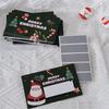 50 DIY Scratch-Off Cards Set, Blank Cards + Silver Stickers, 5 Designs, Surprise Gift & Party Game Cards