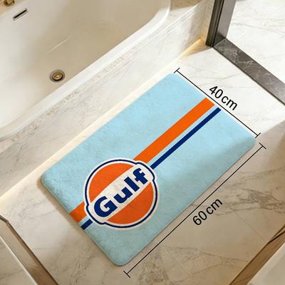 G-Gulf Racing Car Logo Floor Mat Rectangle Anti-slip Home Soft Badmat Front Door Indoor Outdoor Mat Welcome Doormat