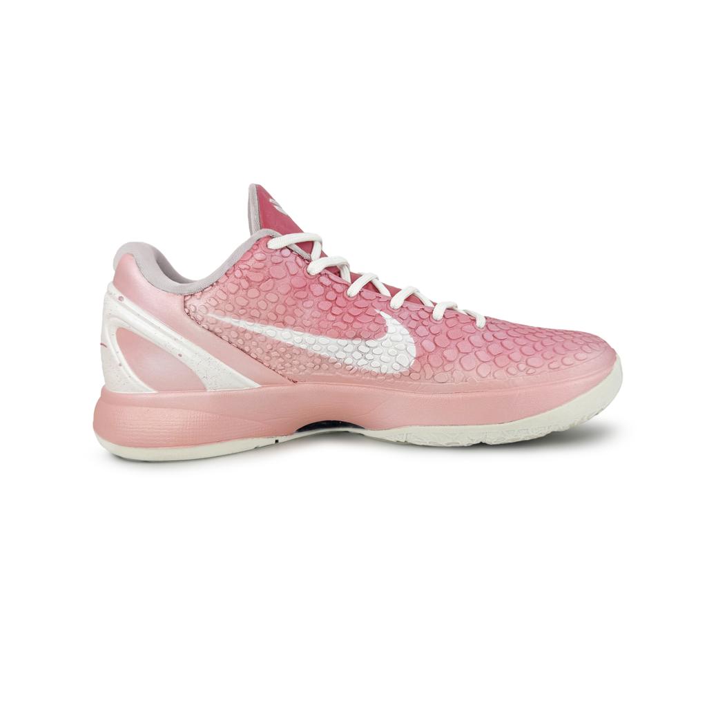 Nike Scarpe da Basket Basse Zoom Kobe 6 Ammortizzate Resistenti all'Usura da Uomo Rosa Bianco FQ3546-100(Team258-)