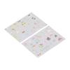 2PCS Decorative Stickers Cute Cartoon Self Adhesive Sticker Colorful PVC Sticker for   Album Planner Scrapbook