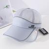 Baseball Cap Men's Summer Sunscreen Hat Women's New Enlarged Retractable Brim Outdoor Sports Cap Sun Cover Hat