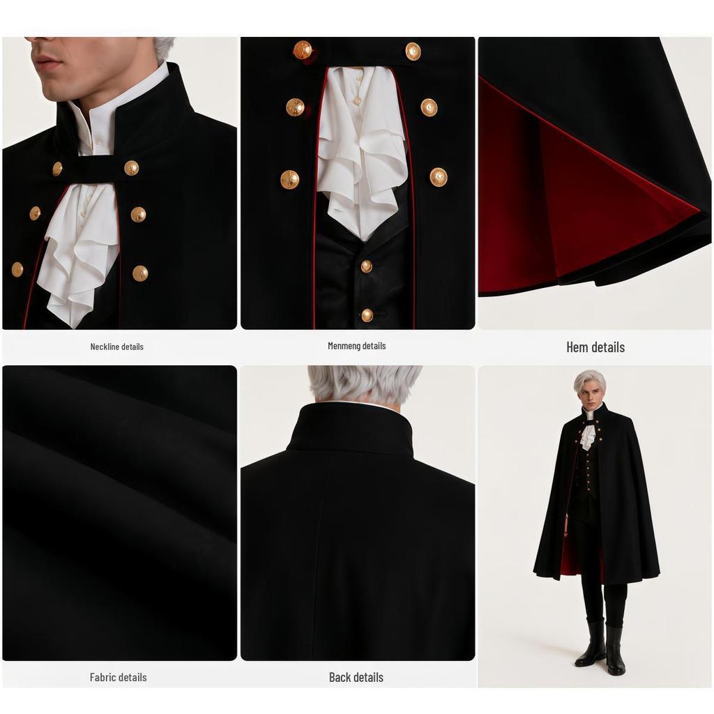 Cosplay Vampire Cape Costume for Halloween