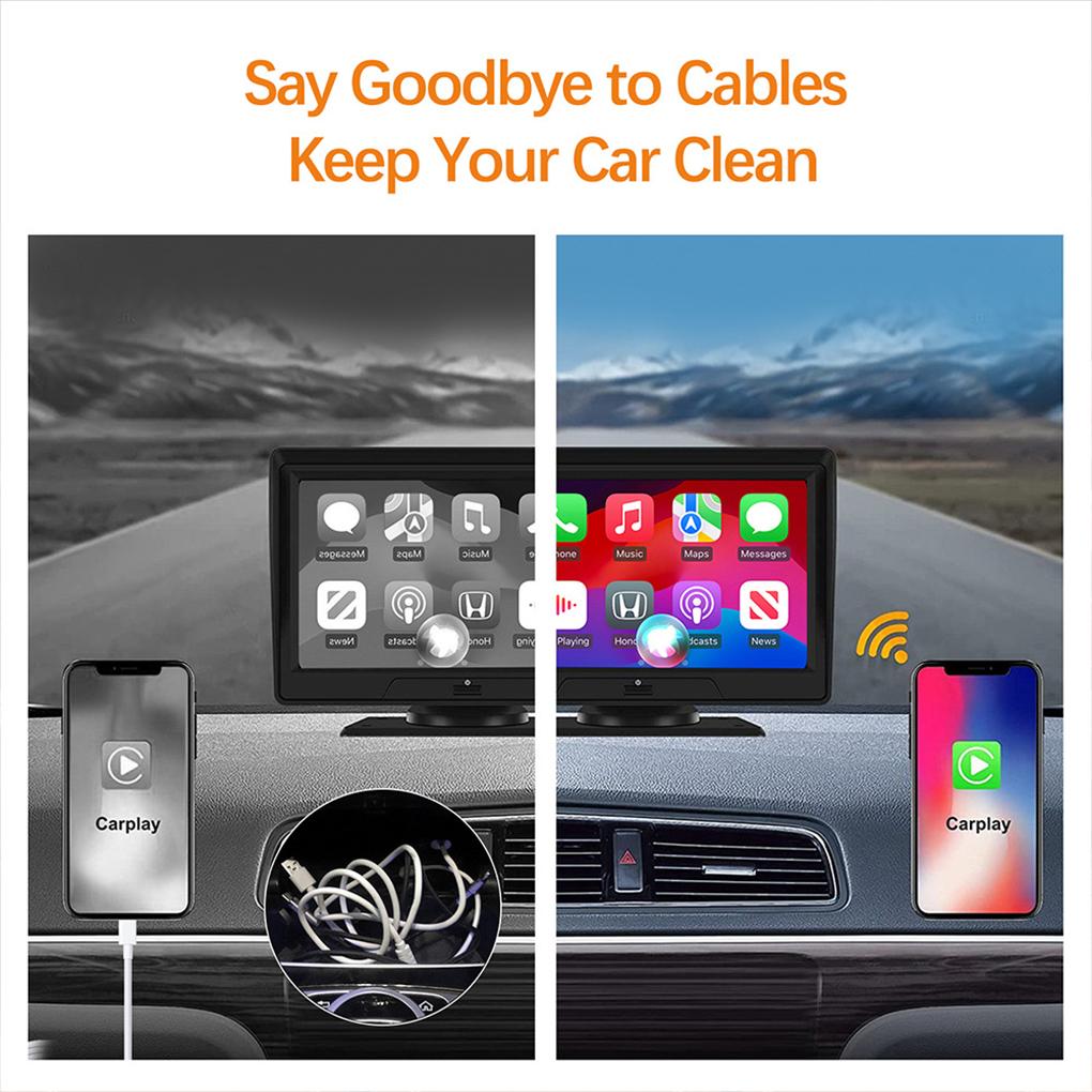 CarPlay Adapter Mini Box Wireless CarPlay Adapter Wired To Wireless CarPlay For USB/Type C Dongle Support WiFi6 BT5.0