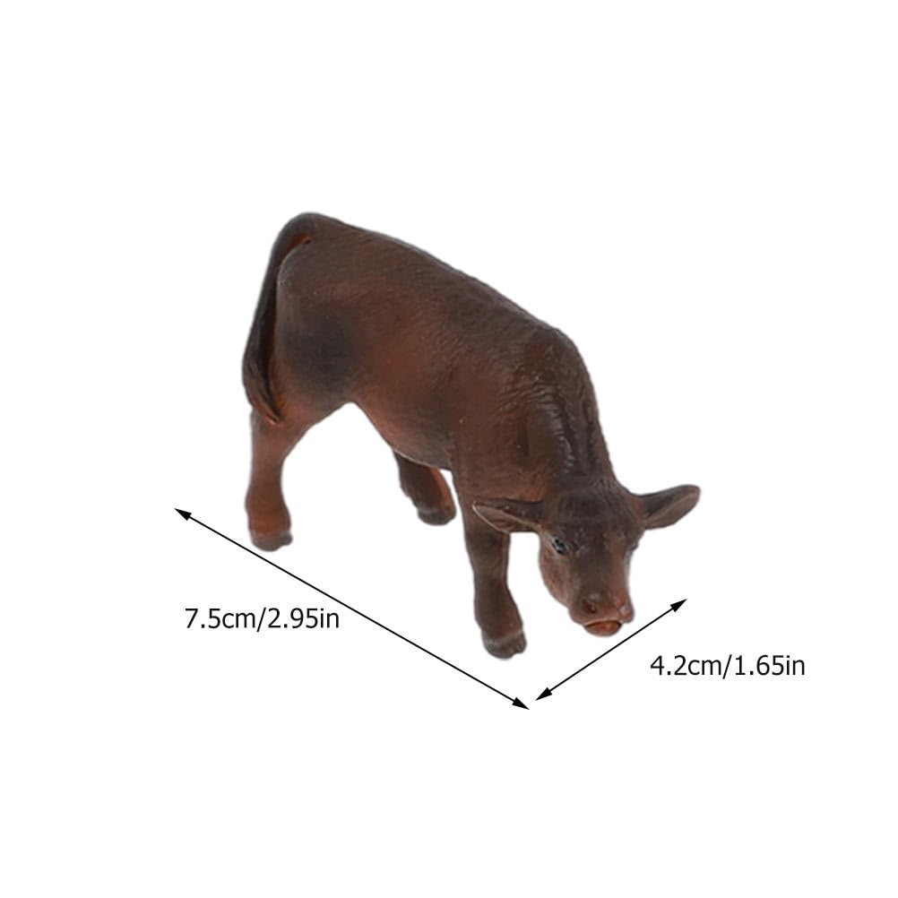 Vaguelly 5-Piece Farm Animal PVC 2.95-Inch Mini Animal Models, Kids Toys, Great for Home Decor and Photo Props