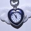 Elegant Alloy Clock Angel Wing Pendant For Phone Case And Keychain Stylish Accessory Handbag Decoration