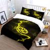 Yellow lightning, BVB logo. Bedding sets Duvet cover sets Duvet covers Pillowcases(1 * Duvet Cover 2 * Pillowcases without duvet insert)