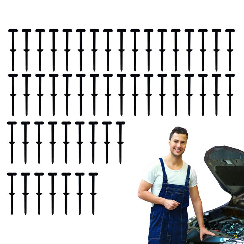 Nylon Cable Tie Buckle Auto Fastener Screw Replacement Clip Universal Car Trunk Engine Guard Panel Wire Management Secure