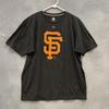 Majestic Triple Peak San Francisco Giants Black Tee with Orange Graphic XL