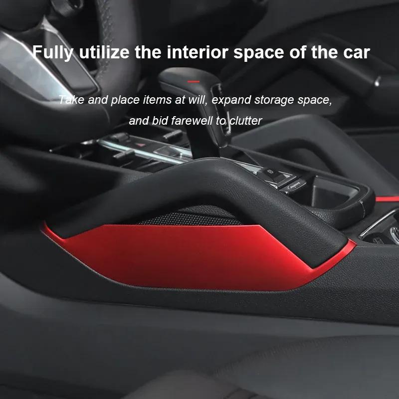 For Porsche Cayenne 2018      2024 ABS Car Central Control Armrest Storage Box Interior Modification Protect