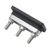 3/8" 3 Stud Power Distribution Block,Bus Bar with Cover ,High Current Wiring Stud for Marine Boats Automobiles