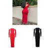 Seksowna Sukienka Bodycon Odkrywająca Ramiona Z Rozcięciem Na Nocne Wyjście Do Klubu
