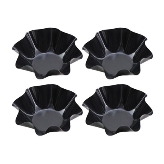 Tortilla Pan Set Tortilla Shell Pans Nonstick Carbon Steel Taco Salad Bowl Makers Flower-shaped Cake Mold
