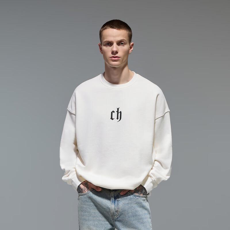 

CHINISMCH Unisex American High Street Loose Pullover Sweatshirt XL