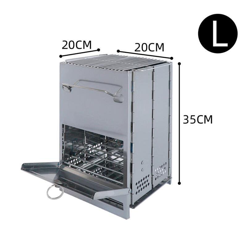 NuFeng Portable Folding BBQ & Wood Stove