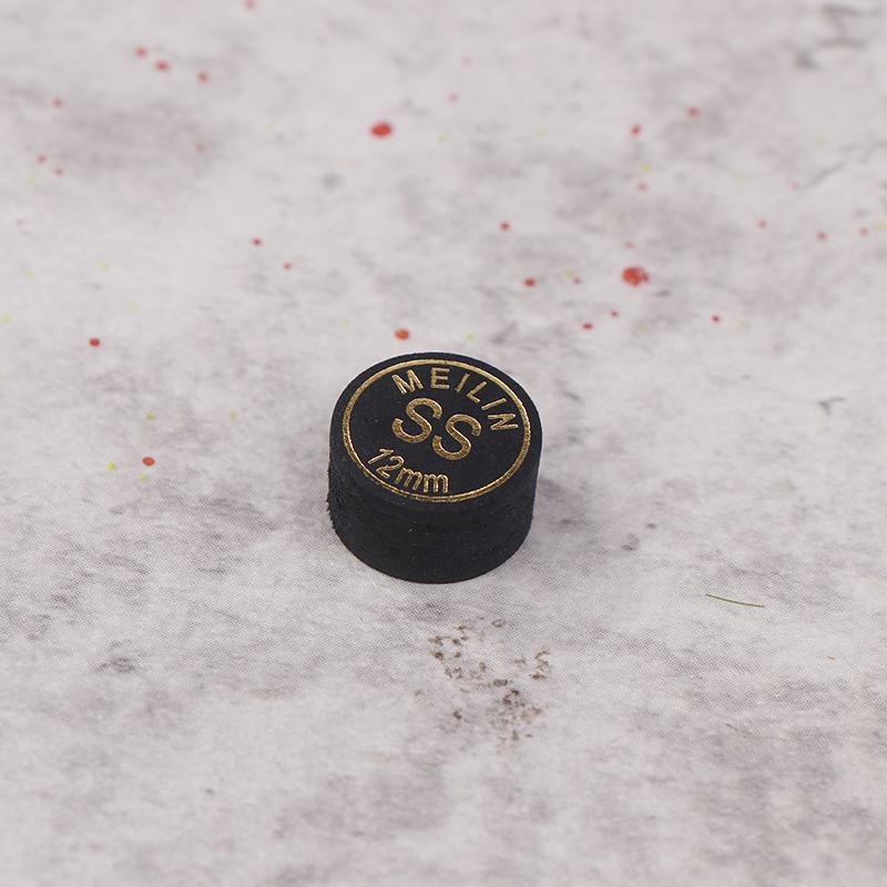 1Pc 11/12Mm Multi-Ply Heads Black Gold Professional Fancy Nine-Ball Cue Head Snooker Billiard Heads Hard Soft Heads