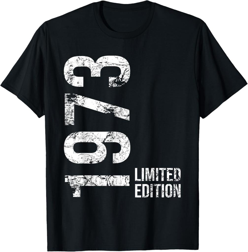 52 YEARS 52ND BIRTHDAY LIMITED EDITION 1973 T-Shirt Women Men Clothing Tops Streetwear Graphic T Shirts Harajuku