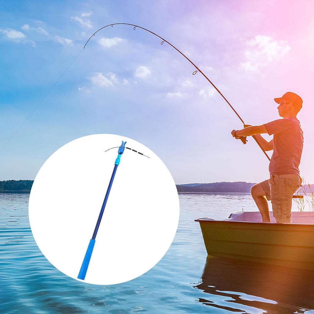 Lightweight Telescopic Fishing Rod Portable Pole Throwing Device Thrower for