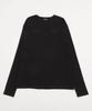 WEGO Ribbed Long Sleeve Solid Perfect for Simple Size Black Men's Tight-Fit T-Shirt, Color, Fall, Design, Gift, L,
