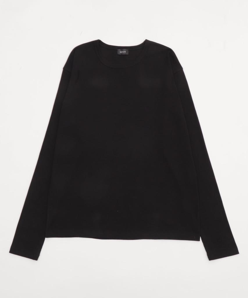 WEGO Ribbed Long Sleeve Solid Perfect for Simple Size Black Men's Tight-Fit T-Shirt, Color, Fall, Design, Gift, L,