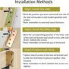 4 Sets Heavy Duty Bed Rail Brackets Non-Mortise Bed Frame Hardware Bed Rail Fittings Wooden Furniture Hinge Fixing Connectors