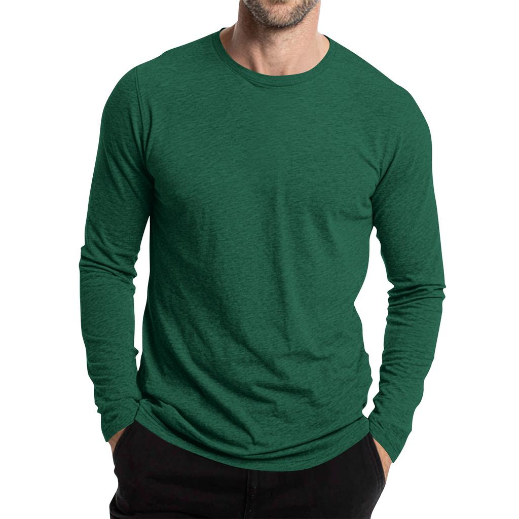 Men's Round Neck Short Sleeve Outdoor Casual Long Sleeve Top