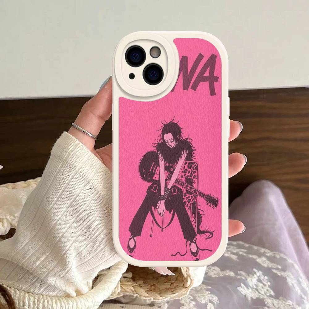 Anime Cool Nana Osaki Phone Case For iPhone 16 15 14 13 12 11 Pro Max Plus Shockproof Leather Cover
