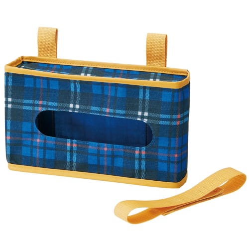 

Skater tissue box cover traditional check JTC1