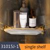 Bathroom Accessories Set Acrylic+Aluminum Alloy Towel Rack Shelf Bar Wall Mounted Toilet Paper Brush Holder Clothes Hook 31000