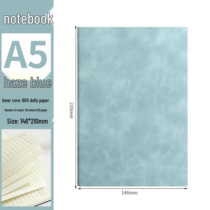 A5 Custom Logo PU Leather Business Notebook