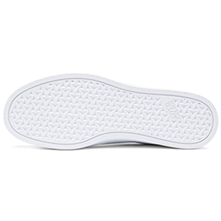 Anta Slip Resistant Abrasion Resistant Low Top Skateboard Shoes Men's White Gray 912028003-4