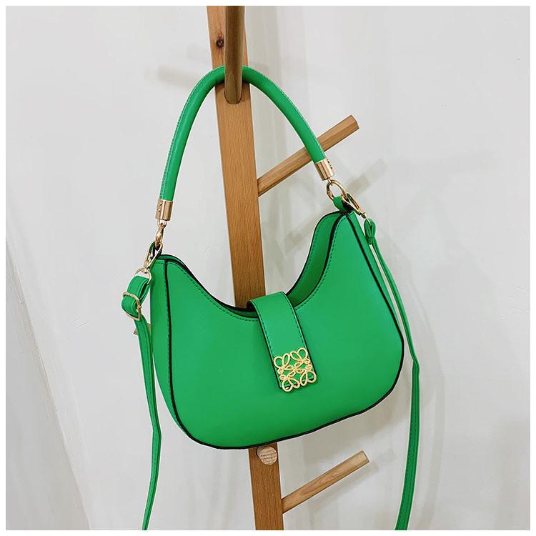 2023 New Fashion Shoulder Bag Casual Crossbody Bag Simple Chic Handbag Street Style Trendy Crescent Bag