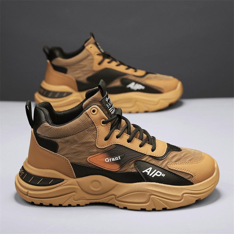 Fashion Men's Shoes Autumn Winter New Casual Sports Shoes Outdoor Running Platform Ankle Boots Comfortable Vulcanized Sneakers for Men
