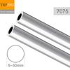 Tubo de alumínio de aviação 7075 Tubo de liga de alumínio Material super duro de alta precisão Para tendas Bastões de caminhada DI 5 a DI 30mm