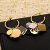 Lates Hot Brand Vintage Earrings for Women Luxury Jewelry Fashion Geometry Gold Sliver Designer Eardrop Lady Party Stud Earrings