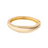 Round Smooth Bracelet Bangle Women Minimalist Gold copper Color Texture Charm Wrist Jewelry Couple Jewelry Steampunk
