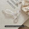 Ballet Style Colorful Bow Hairpin for Updo and Flyaway Hair - Cute Acetate Hair Clip