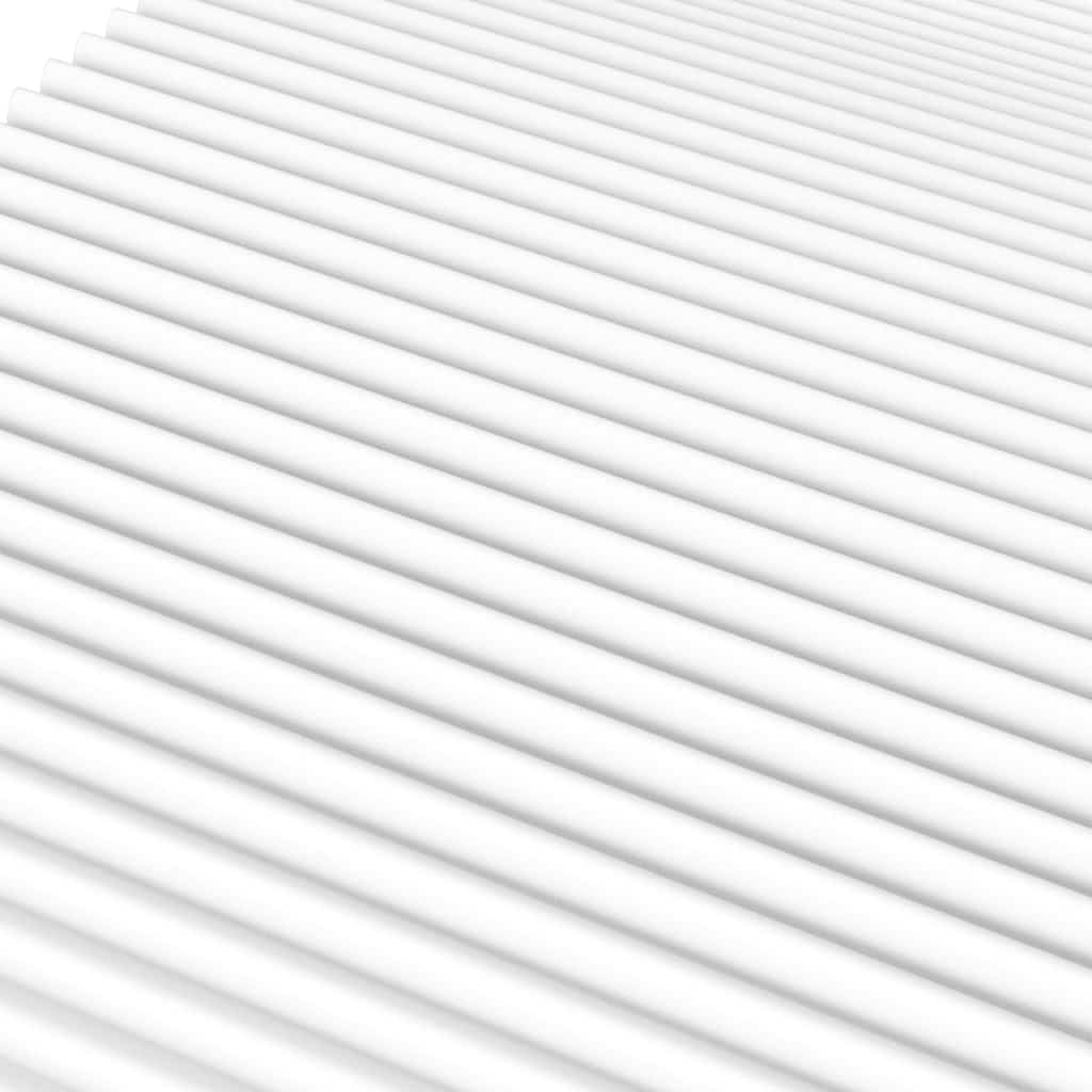 Vidaxl Materac Piankowy, Biały, 200X210 Cm, Twardość H2/H3