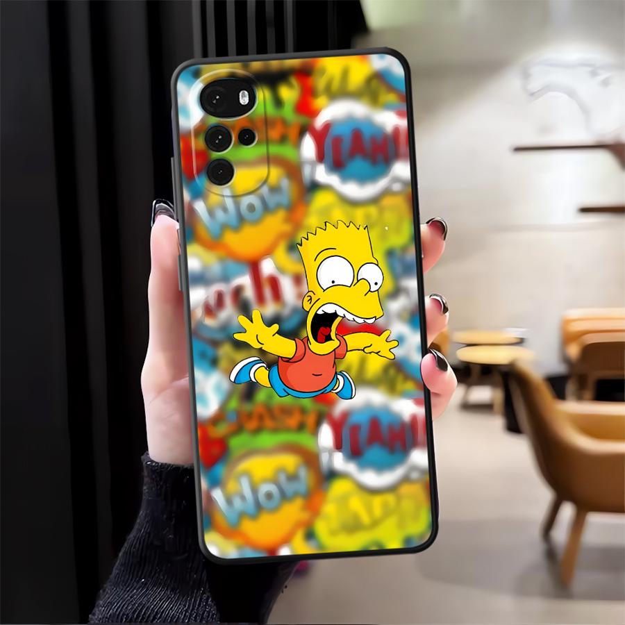 The S-simpsons Cartoon Funda Phone Cover Case for Moto X30 Pro Edge 20 30 S30 Pro