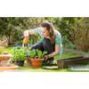 Stainless steel wooden handle nine piece garden set, garden tools