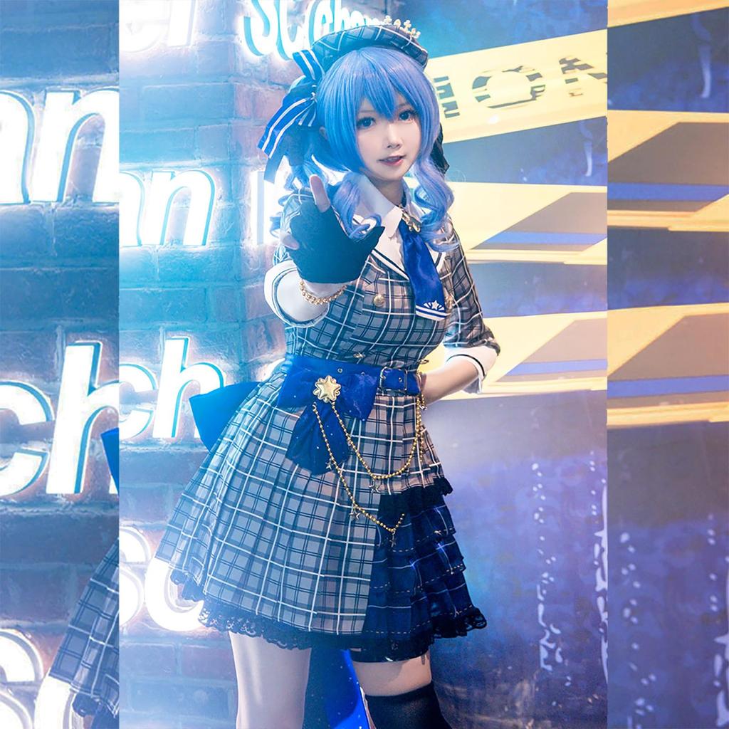 Hololive Suisei Hoshimachi Cosplay Halloween VTuber Idol [mléčný čas]