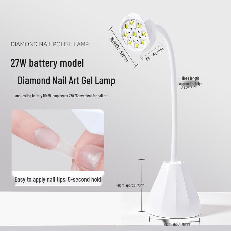 

Intelligent Nail Phototherapy Lamp: Energy-Efficient, Non-Blackening, Compact for Nail Tips