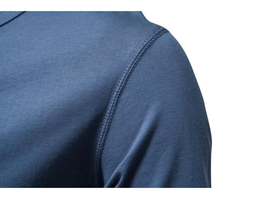 Men's Casual Short-Sleeve Henley T-Shirt: Solid Color, Loose Fit, Three-Button Collar