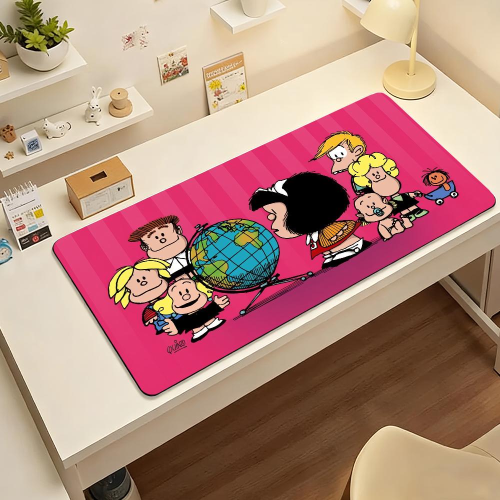 Anime Mafalda Mouse Pad Computer Laptop Rubber Non-slip Mouse Mat Mousepad Gamers Decoracion Desk Mat
