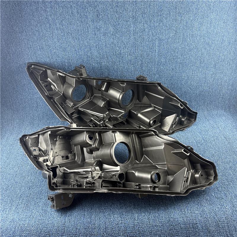Black Plastic Headlight Housing Shell for 15-19 Honda Odyssey (Rear/Front)